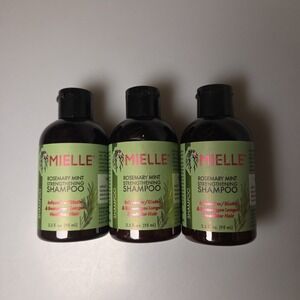 Mielle Organics Rosemary Mint Strengthening Shampoo Travel Size Lot‎ Of 3